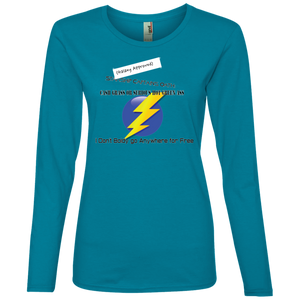 "Hot Green Ass" Personal Designer long sleeve Ladies' Lightweight LS T-Shirt