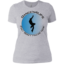 Dance'N4Life - Feet Don't Fail Me Now" - Custom Personalized Ladies' Boyfriend T-Shirt