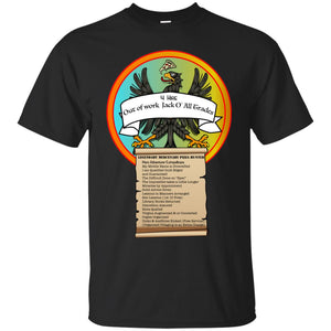 "Legendary Mercenary Pizza Hunter" Custom Personalized T-shirts Men's Women's Ultra Cotton T-Shirt