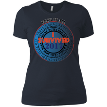 "Fuck It All - I Survived 2017" - Custom Personalized Ladies' Boyfriend T-Shirt