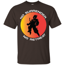 "No Surrender No Retreat - Saiyan" Custom Personalized T-shirts Men's Women's Cotton T-Shirt