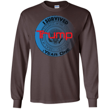 "I Survived Trump:Year One" - Saiyan" Personal Designer long sleeve Men's Ultra Cotton T-Shirt