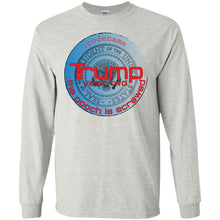 TRUMP:YEAR TWO Pooch Screw Blue Personal Designer long sleeve Men's Women's LS Ultra Cotton T-Shirt