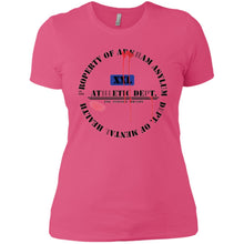 PROPERTY OF ARKHAM3B "Arkham Athletics - Help" - Custom Personalized Ladies' Boyfriend T-Shirt