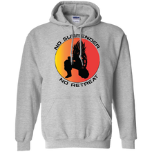 Saiyan "No Surrender No Retreat" Personal Designer Men's Women's Pullover Hoodie 8 oz.
