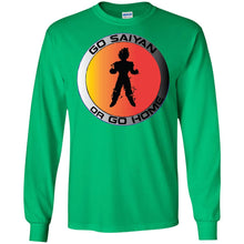 "Go Saiyan or Go Home" Personal Designer long sleeve Hoodie Men's Women's LS Ultra Cotton T-Shirt
