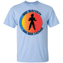 "Go Saiyan or Go Home" Custom Personalized T-shirts Men's Women's Ultra Cotton T-Shirt