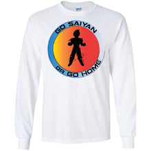 "Go Saiyan or Go Home" Personal Designer long sleeve Hoodie Men's Women's LS Ultra Cotton T-Shirt