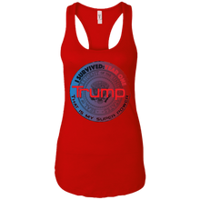 "I Survived Trump:Year One" - Custom Personalized T-shirts Ladies Ideal Racerback Tank