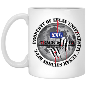 " Property of Lycan U. Lunar Studies" - MWB Custom Personalized 11 oz. White Mug