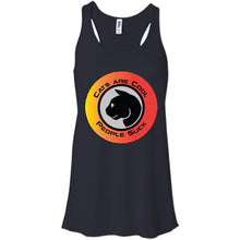 "Cats Are Cool"- Custom Personalized T-Shirt Ladies' Bella + Canvas Flowy Racerback Tank