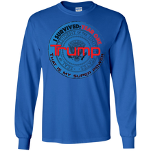 "I Survived Trump:Year One Thats My Super Power" - Personal Designer long sleeve Men's Ultra Cotton T-Shirt