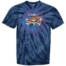 “America” - Kickin Ass Since & Takin Names With a Vengeance Since 1776 - Blue Custom Personalized T-shirts Men's Women's 100% Cotton Tie Dye T-Shirt