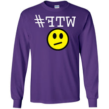 "#FTW" WTF - W Personal Designer long sleeve Hoodie Men's Women's LS Ultra Cotton T-Shirt