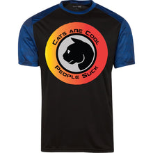 "Cats Are Cool"- Custom Personalized T-shirts Men's Women's CamoHex Colorblock T-Shirt