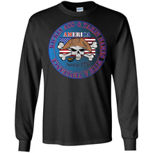 America Kickin Ass Since 1776 -B Personal Designer long sleeve T-shirts Men's Women's LS Ultra Cotton T-Shirt