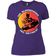 "No Surrender No Retreat - Sk8N" Custom Personalized T-ShirtsCustom Personalized Ladies' Boyfriend T-Shirt