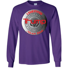 "I Survived Trump: "I Survived Trump: Year One" - S Year One" - S Personal Designer long sleeve Hoodie Men's Women's LS Ultra Cotton T-Shirt