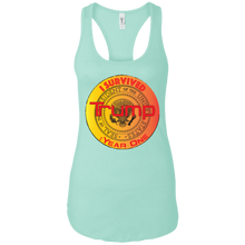 "I Survived Trump:Year One" - Custom Personalized T-shirts Ladies Ideal Racerback Tank