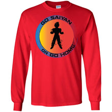 "Go Saiyan or Go Home" Personal Designer long sleeve Hoodie Men's Women's LS Ultra Cotton T-Shirt