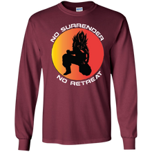 "No Surrender No Retreat - Saiyan" Personal Designer long sleeve Men's Ultra Cotton T-Shirt
