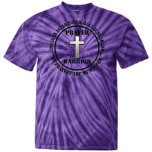 "Prayer Warrior" - Custom Personalized T-shirts Men's Women's 100% Cotton Tie Dye T-Shirt