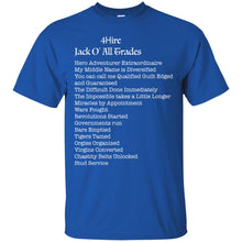 Jack O'Trades -W Custom Personalized T-shirts Men's Women's Ultra Cotton T-Shirt