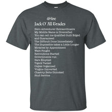 Jack O'Trades -W Custom Personalized T-shirts Men's Women's Ultra Cotton T-Shirt