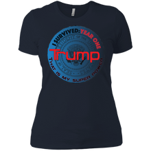 "I Survived Trump:Year One" - Custom Personalized Ladies' Boyfriend T-Shirt