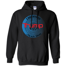 "I Survived Trump:Year One" - Personal Designer Men's Women's Pullover Hoodie 8 oz.
