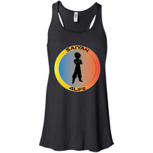 "Saiyan" 4Life - Custom Personalized T-Shirt Ladies' Bella + Canvas Flowy Racerback Tank