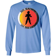 "Go Saiyan or Go Home" Personal Designer long sleeve Hoodie Men's Women's LS Ultra Cotton T-Shirt