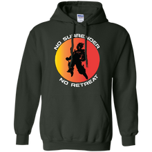 "No Surrender No Retreat - Saiyan" Personal Designer Men's Women's Pullover Hoodie 8 oz.