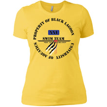 "Property of Black Lagoon U" Custom Personalized Ladies' Boyfriend T-Shirt