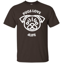 "Pugs Love 4Life" - Custom Personalized T-shirts Men's Women's Ultra Cotton T-Shirt