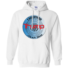"I Survived Trump:Year One" - Personal Designer Men's Women's Pullover Hoodie 8 oz.