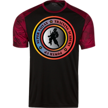 "Super Saiyan - Training Academy" Custom Personalized T-shirts Men's Women's CamoHex Colorblock T-Shirt