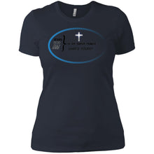 "God Is My Super Power - What's Yours ?" - b Custom Personalized Ladies' Boyfriend T-Shirt