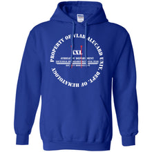 "Property Of Vlad U Dept. of Hematology” -W Personal Designer Men's Women's Pullover Hoodie 8 oz.