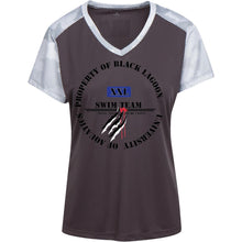 "Property of Black Lagoon U" Custom Personalized T-shirts Men's Women's Ladies' CamoHex Colorblock T-Shirt