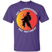 "No Surrender No Retreat - Saiyan" Custom Personalized T-shirts Men's Women's Cotton T-Shirt