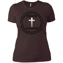 "Prayer Warrior" Take A Knee - Custom Personalized Ladies' Boyfriend T-Shirt
