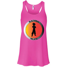 "Saiyan" 4Life - Custom Personalized T-Shirt Ladies' Bella + Canvas Flowy Racerback Tank