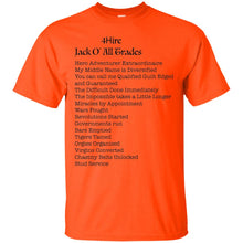 4Hire Jack O All Trades - B Custom Personalized T-shirts Men's Women's Ultra Cotton T-Shirt