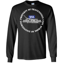 "Property of Frankenstein U. School of Engineering" - W Personal Designer long sleeve Hoodie Men's Women's LS Ultra Cotton T-Shirt