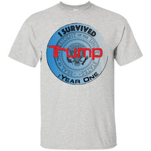 "I Survived Trump: Year One" - B Custom Personalized T-shirts Men's Women's Ultra Cotton T-Shirt