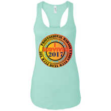 "Fuck Yeah - I Survived 2017" Custom Personalized T-Shirt Ladies' Ideal Racerback Tank