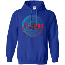 TRUMP: YEAR TWO "Pooch Screwed" Blue Personal Designer Men's Women's Pullover Hoodie 8 oz.
