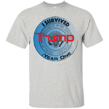 "I Survived Trump:Year One" - Saiyan" Custom Personalized T-shirts Men's Women's Cotton T-Shirt
