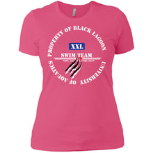 Property of Black Lagoon U. Swim Team - Custom Personalized Ladies' Boyfriend T-Shirt